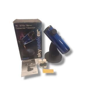 Carson Skyseeker JC-200 Dobsonian Ready to Use Telescope Tabletop Two Eyepieces